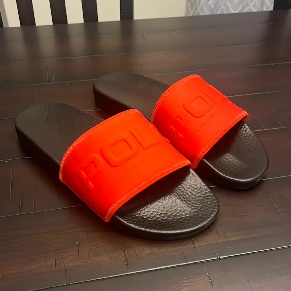 Polo Ralph Lauren Neoprene Slides Sandals Shoes shower beach new Men’s Size 11